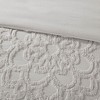 Sapphtopaz 3 Pcs Tufted Cotton Comforter Set Bedding Set Chenille Medallion Duvet Cover Set 1 Duvet Cover, 2 Pillow Shams, Machine Washable - 3 of 4