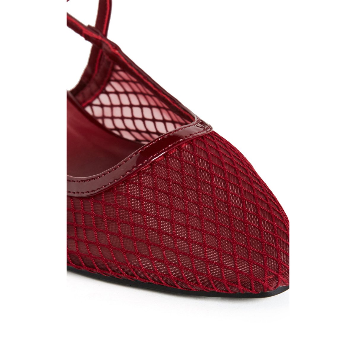 Обувь City Chic | Women's Plus Size WIDE FIT Lily Mesh Flat - berry - 11W — фото 7