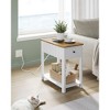 VASAGLE Side Table with Charging Station, End Table with USB Ports and Outlets, Nightstand with Storage - 2 of 3