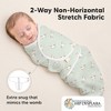 3pk Soothe Baby Swaddle 0-6 Months, Organic Baby Swaddle Sleep Sacks, Newborn, Infant Swaddle Sack - 4 of 4