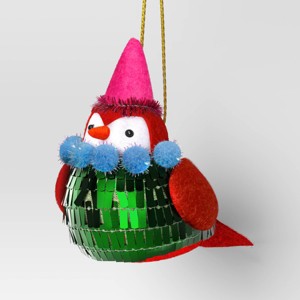 Christmas Fabric Festive Featherly Friends with Top Hat - Wondershop™ - 1 of 3