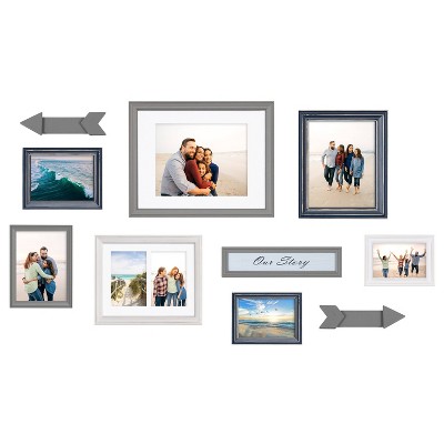 8 X 10 Kieva Tabletop Image Frame Gray - Kate & Laurel All Things Decor :  Target