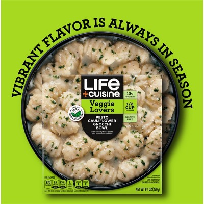 LIFE Cuisine Frozen Gluten Free Cauliflower Gnocchi Bowl - 9.5oz