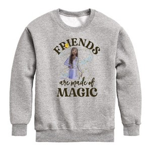 Boys' - Disney - Friends Are Made Of Magic Graphic Long Sleeve Fleece Sweatshirt - 1 of 4