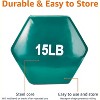 Vinyl Coated Dumbbell Set, Hand Weights for Home Gym, Strength Training & Fitness - 4 of 4