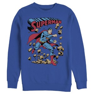 Men's Superman Hero Break Barriers Sweatshirt - 1 of 3