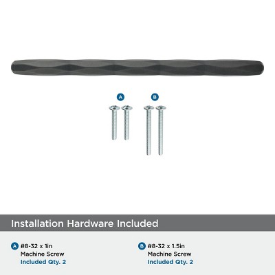St. Vincent Black Bronze 8.75" Modern Bar Pull