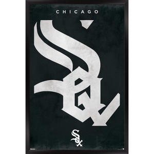 Trends International MLB Chicago White Sox - Logo 25 Framed Wall Poster Prints - 1 of 4
