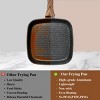 SEVOBAL Pots and Pans 3-Piece Nonstick Square Grill Pan Set with Stay Cool Handle PFOA Free - 3 of 4