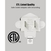 Itopfox 2 to 3 Prong Outlet Adapter, ETL Listed Heavy Duty Wall Plug, Fire-Retardant PBT Material for Old Homes, Travel & Industrial Use (4 Pack) - 3 of 4