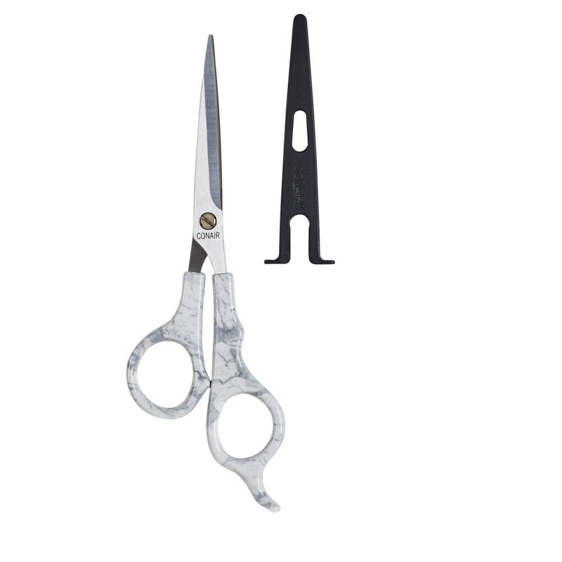 Conair Cararra Marble Shears  with Safety Blade Cover - 5 1/2&#34;, 4 of 5