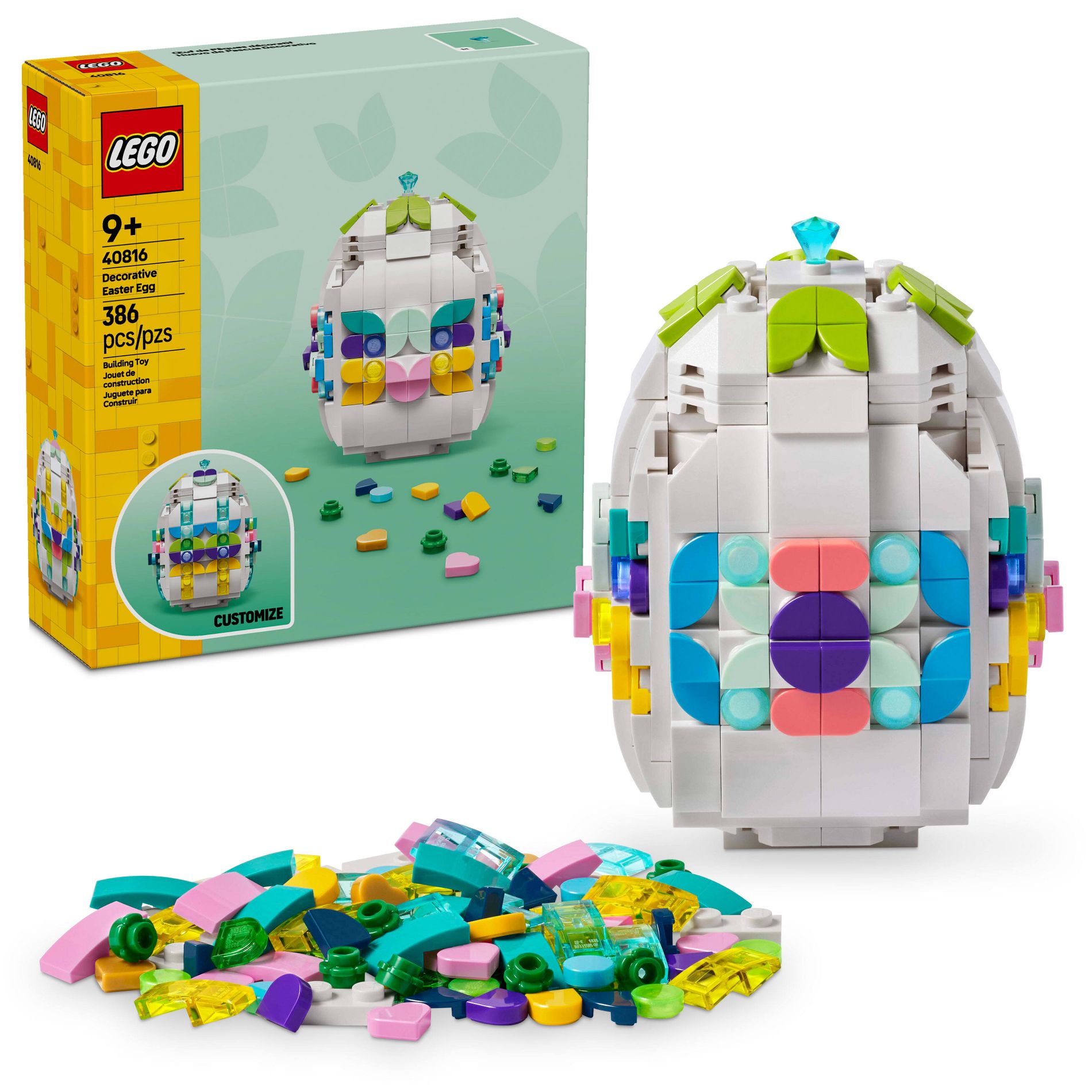 LEGO Decorative Easter Egg Building Toy 40816