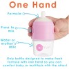 PopYum 5oz Anti-Colic Baby Bottle for Breast and Formula Feeding, 3-Pack, Pink, #1 Slow Flow Nipples - 3 of 4