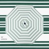 Best Choice Products 10ft Solar LED Lighted Striped Patio Umbrella w/ Crank, Tilt, Push Button, 6 Ribs - 4 of 4