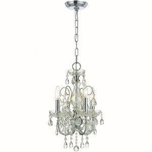 Crystorama Lighting Imperial 4 - Light Chandelier in  Polished Chrome - 1 of 2