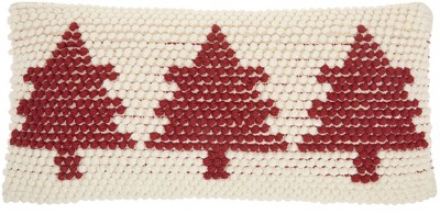 Mina Victory Holiday Christmas Tree Loops Indoor Throw Pillow