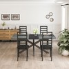 5-Piece Dining Set with High Back Chair and Storage Box - 3 of 4