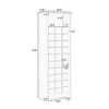 NicBex Shoe Cabinet Modern Freestanding Shoe Storage Organizer,Holds Up to 30 Pairs of Shoes,Suitable for Entryway,Hallway - 3 of 4