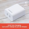 RadioShack Dual Port USB-C Wall Charger 2605164 - 3 of 4
