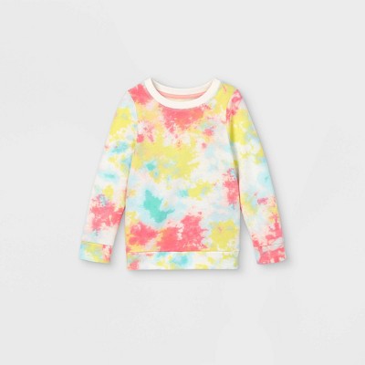 old navy rainbow tie dye sweatshirt