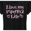 Women's - Instant Message - I Love My Imperfect Life Short Sleeve Graphic T-Shirt - 2 of 4