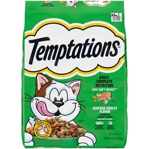 Temptations Medley Seafood Flavor Dry Cat Food - 1 of 4