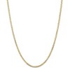 Black Bow Jewelry 3mm, 14k Yellow Gold, Open Concave Curb Chain Necklace - 3 of 4