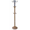 Kumasinova 73" Chrome Wooden Coat Rack,Freestanding Coat Racks with Stable Base,Metal Clothing Racks for Hanging Clothes for Entryway - 2 of 4