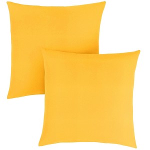 2pk Sorra Home Sunbrella Knife Edge Indoor Outdoor Throw Pillow Sets - 1 of 4