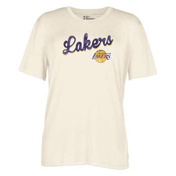 NBA Los Angeles Lakers Women's Off White Fashion T-Shirt