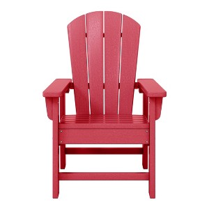 WestinTrends Malibu Kids Outdoor HDPE Adirondack Plastic Patio Chair - 1 of 4