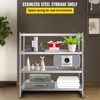VEVOR Stainless Steel Shelving 60x18.5 Inch 4 Tier Adjustable Shelf Storage Unit Stainless Steel Heavy Duty Shelving, Silver - 3 of 4
