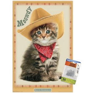 Trends International Keith Kimberlin - Kitten - Meowdy Unframed Wall Poster Prints - 1 of 4