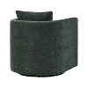 NicBex Swivel Barrel Chair with Back Cushion Accent Chair, Modern Luxury Living Room Chair Comfy Chair for Office, Bedroom - 3 of 4