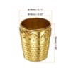 Unique Bargains Copper Finger Protector DIY Craft Embroidery Sewing Thimble 2 Pcs - 2 of 4