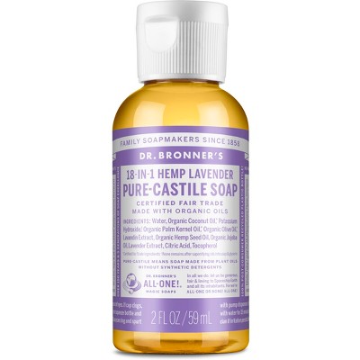Dr. Bronner's Lavender Liquid Hand Soap - 2 fl oz