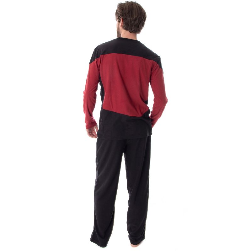 Star Trek Next Generation Men's Picard Uniform Costume Sleepwear Pajama Set, 3 of 5