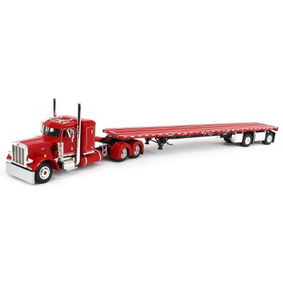 First Gear Dcp 1/64 Red Peterbilt 359 W/ 63