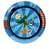 Anna + Pookie 7" Boy Green  Super Hero Paper Party Plates 8 Ct. - image 2 of 3