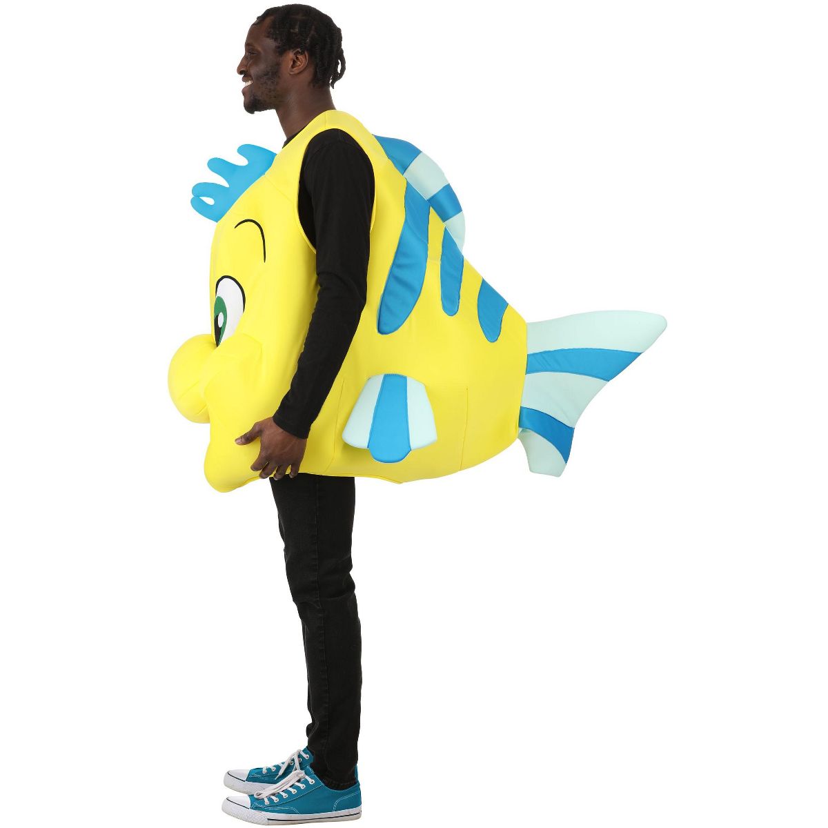 HalloweenCostumes.com Disney The Little Mermaid Adult Flounder Costume - thumbnail 8