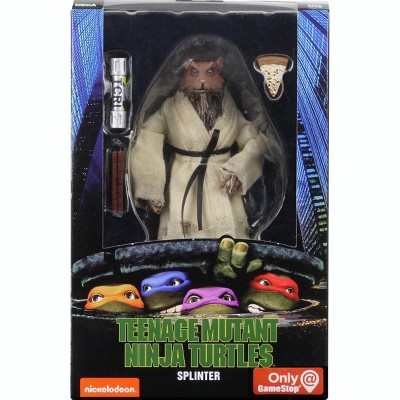 NECA 90s Teenage Mutant Ninja Turtles Splinter Action Figure - 7''