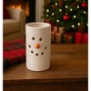 Transpac Large Rustic Dolomite Snowman Luminary Decorative Figurine for Christmas Tabletop Indoor Holiday Decor - 2 of 3