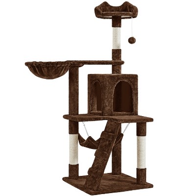 Yaheetech  53.5"H Cat Tower with Scratching Post for Kittens