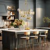 Rennnsan Sylorna 29"W 8-Light Bubble Glass Modern Dimmable Chandelier in Gold - 4 of 4