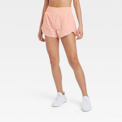 Women&#39;s Crinkle Tulip Run Shorts 3&#34; - All in Motion&#8482; Light Pink S