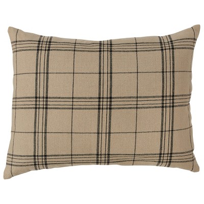 Park Designs Tan Fieldstone Plaid Standard Sham