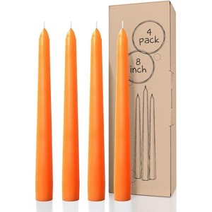 12 inch Taper Candles Set of 4 - Dripless and Smokeless Candle Unscented - Slow Burning Candle Sticks - 1 of 4