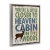 Stupell Industries Closer to Heaven in a Cabin Floating Frame Canvas Art - 2 of 4