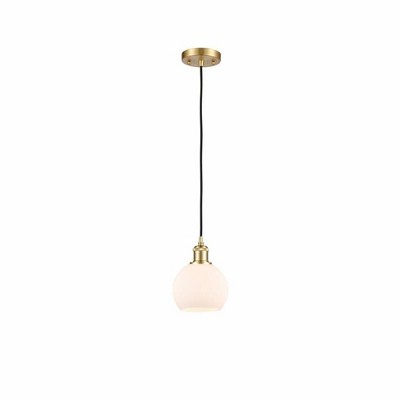 Athens - 1 Light Mini Pendant In Industrial Style-9.88 Inches Tall and 6 Inches Wide
