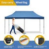 YOOCOZZ 10x20 Oxford Fabric Heavy-Duty Pop-Up Canopy Tent with 6 Sidewalls, UV-Resistant, Waterproof, and 3-Height Adjustable - 4 of 4